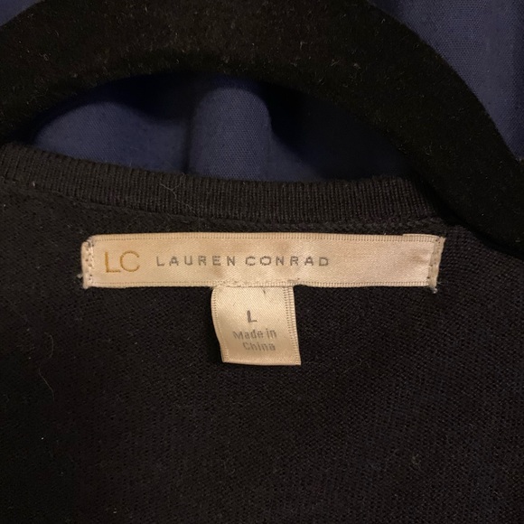 LC by Lauren Conrad 3/4 sleeve Sequin Sweater - Picture 4 of 4